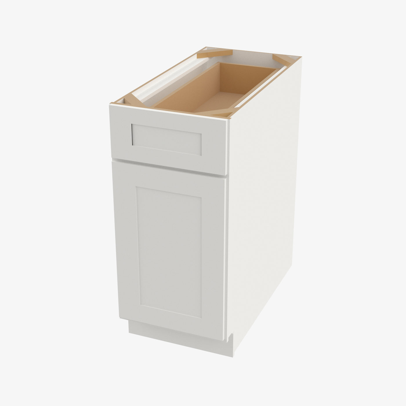 AZ-B15 Single Door Cabinets 15 Inch Base Cabinet | Forevermark Champagne Maple Shaker