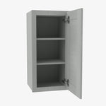 AN-W1836 Single Door Cabinets 18 Inch Wall Cabinet | Nova Light Grey Shaker - image 3