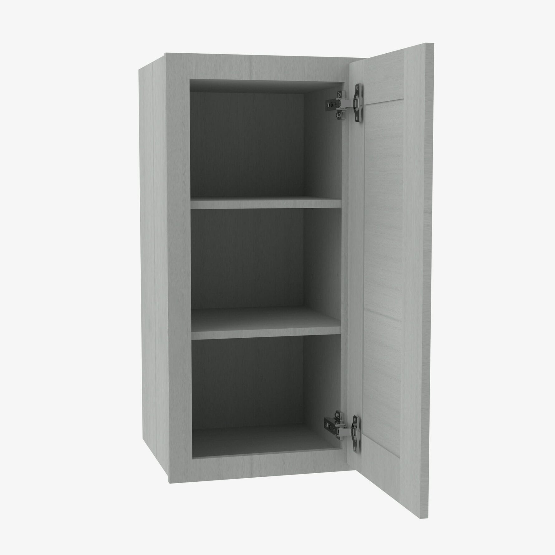 AN-W1836 Single Door Cabinets 18 Inch Wall Cabinet | Nova Light Grey Shaker - image 3