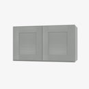 AN-W3012B Double Door 30 Inch Wall Cabinet | Nova Light Grey Shaker - image 3