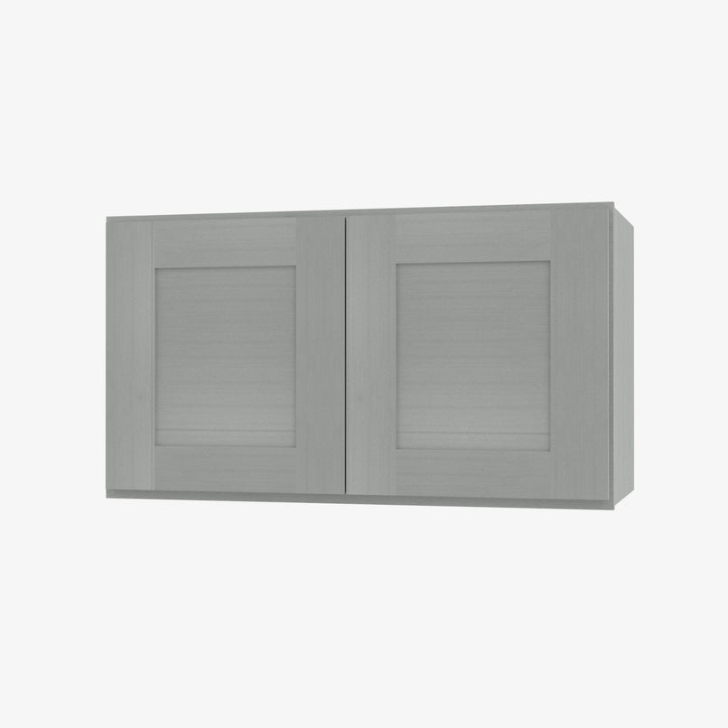 AN-W361224B Double Door 36 Inch Wall Refrigerator Cabinet | Nova Light Grey Shaker - image 3