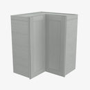 AN-WSQ2436 24 Inch Easy Reach Wall Corner Cabinet | Nova Light Grey Shaker - image 3