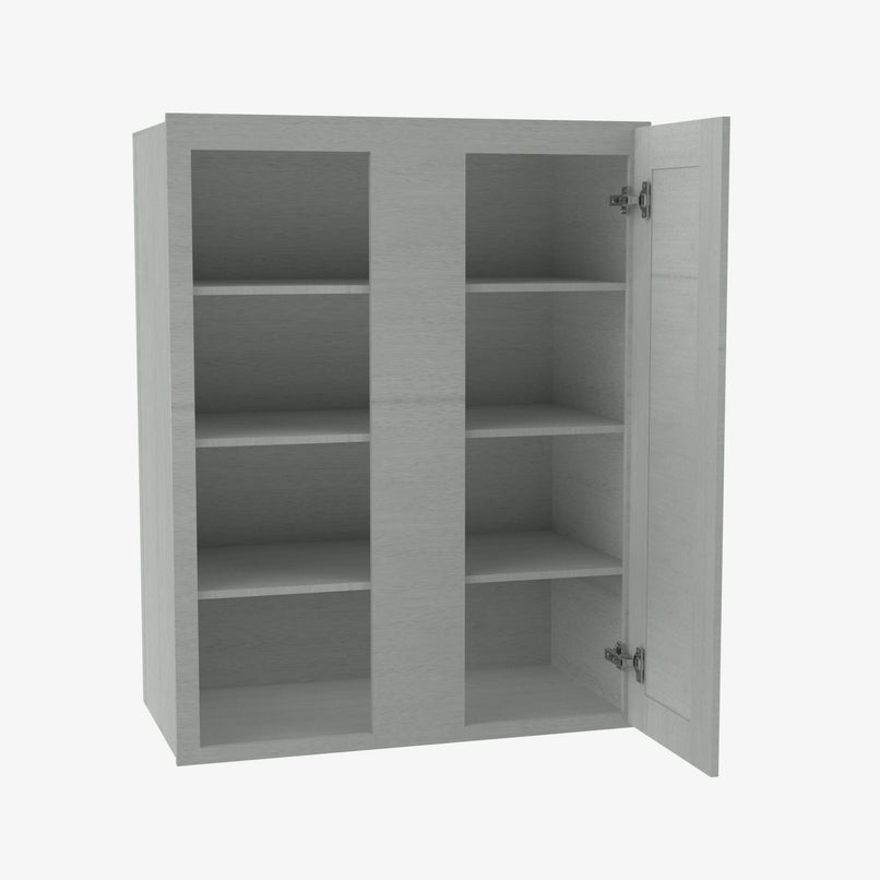 AN-WBLC30/33-3036 Single Door Cabinets 30 Inch Wall Blind Corner Cabinet | Nova Light Grey Shaker - image 3