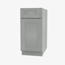 AN-B12 Single Door Cabinets 12 Inch Base Cabinet | Nova Light Grey Shaker - image 3