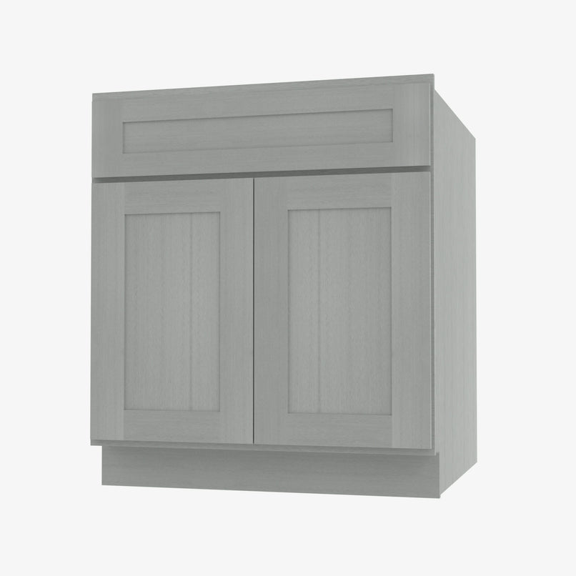 AN-B36B Double Door 36 Inch Base Cabinet | Nova Light Grey Shaker - image 3