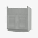 AN-FSB36B Double Door 36 Inch Farmhouse Sink Base Cabinet | Nova Light Grey Shaker - image 3