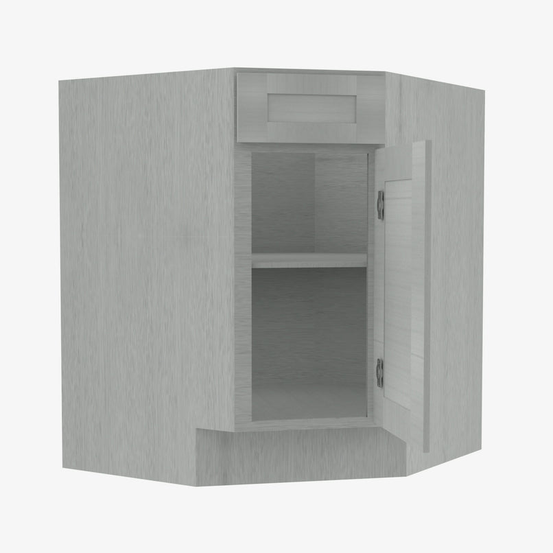 AN-BDCF36 Single Door Cabinets 36 Inch Base Diagonal Corner Sink &#038; Cabinets Cabinet | Nova Light Grey Shaker - image 3