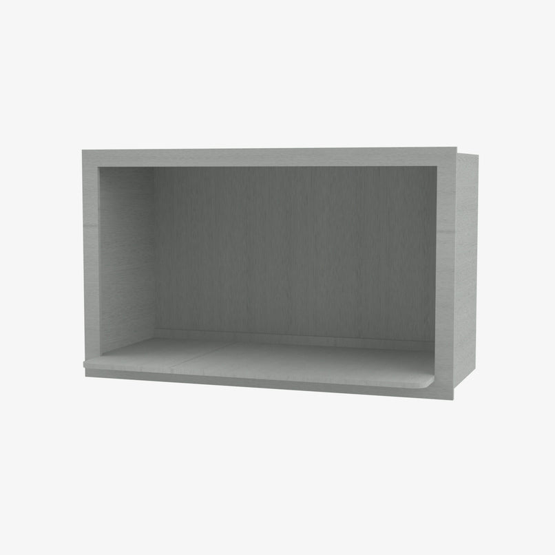 AN-MWO3018PM-12 30 Inch Microwave Oven Wall Cabinet | Nova Light Grey Shaker - image 3
