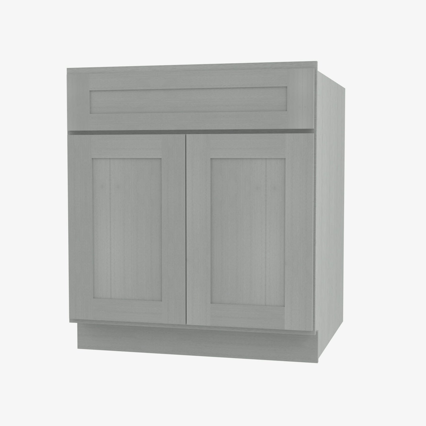 AN-S3021B-34-1/2 Double Door 30 Inch Sink Base Vanity with Drawers | Nova Light Grey Shaker - image 3