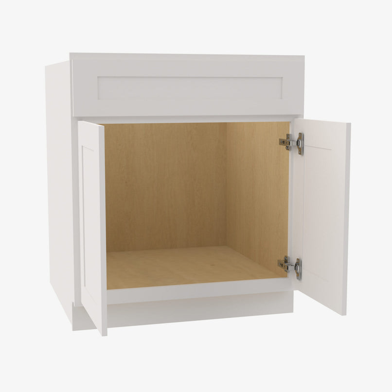 VW-SB33B Double Door 33 Inch Sink Base Cabinet | Rio Vista White Shaker - image 3