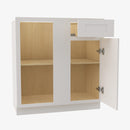VW-BBLC42/45-39W Double Door 39 Inch Base Blind Corner Cabinets Cabinet | Rio Vista White Shaker - image 3