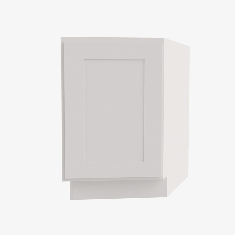 VW-BTC12L Single Door Cabinets 12 Inch Base Base Transitional Cabinet Left | Rio Vista White Shaker - image 3