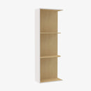 VW-WES530 Wall End Shelf with Open Shelves | TSG Forevermark Rio Vista White Shaker - image 3
