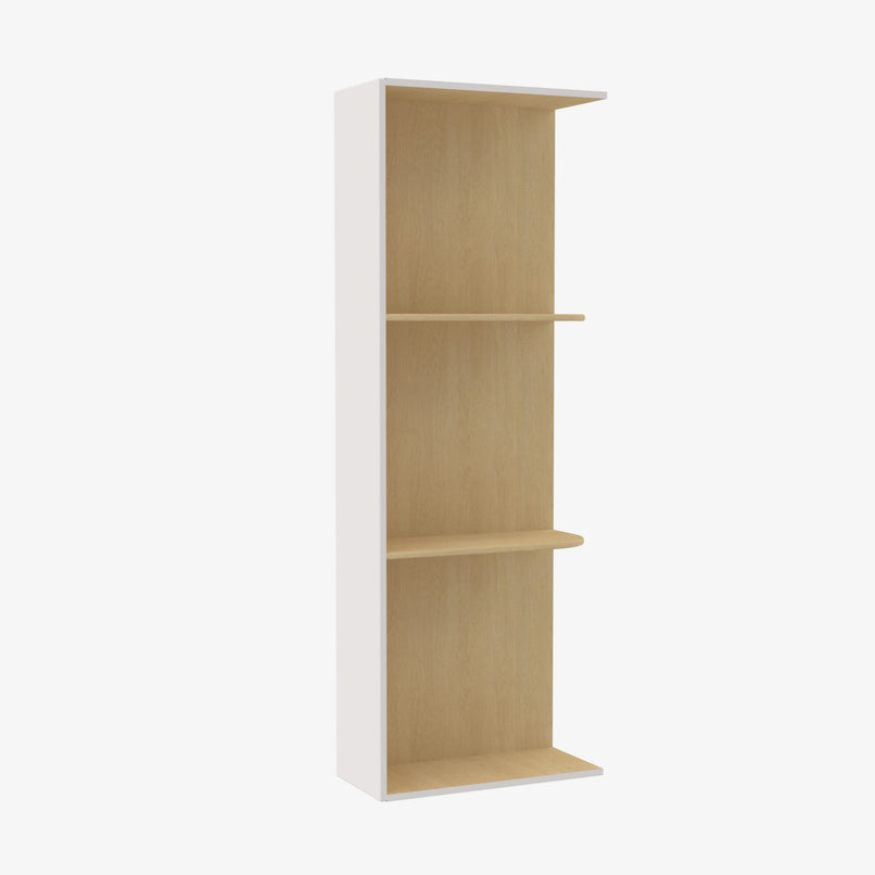 VW-WES536 Wall End Shelf with Open Shelves | TSG Forevermark Rio Vista White Shaker - image 3