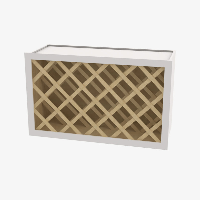 VW-W3018WR 30 Inch Wine Rack Cabinet | Rio Vista White Shaker - image 3