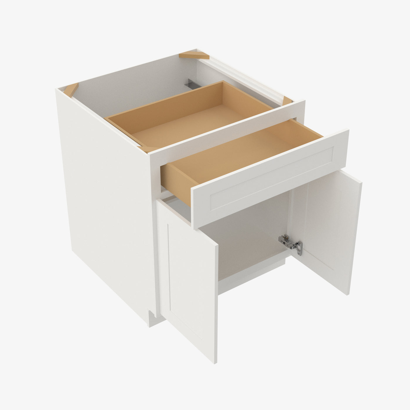 AZ-B36B Double Door 36 Inch Base Cabinet | Forevermark Champagne Maple Shaker