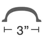 3 Inch Center to Center