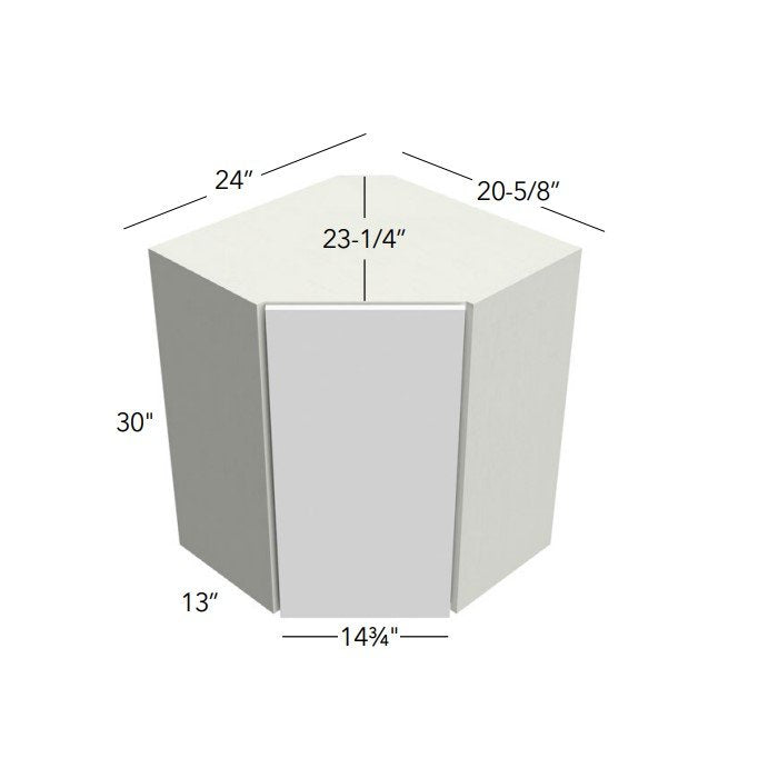 Fabuwood Illume Tuscany Como Ash 2 Corner Cabinet – ITCA2-WDC2430 - image 1