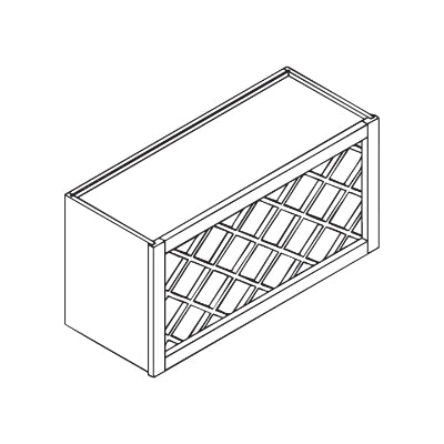 GS-3015WR 30"W x 15"H Wall Wine Rack
