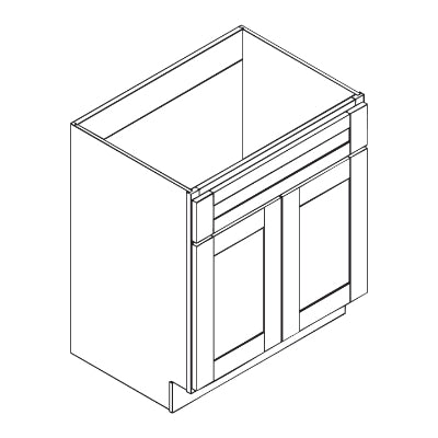 HAP-3621 36"W Vanity Sink Base