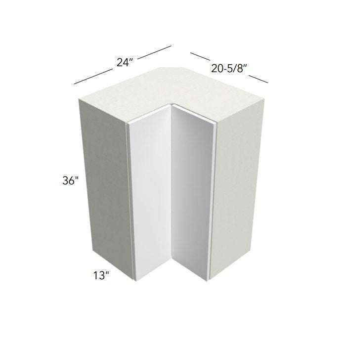 Fabuwood Illume Tuscany Como Ash 2 Corner Cabinet – ITCA2-WPC2436 - image 1