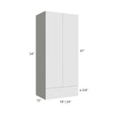 Fabuwood Illume Tuscany Como Ash 2 Wall With Drawers – ITCA2-WD1854 - image 1