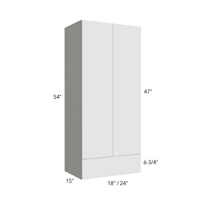 Fabuwood Illume Tuscany Como Ash 2 Wall With Drawers – ITCA2-WD2454 - image 1