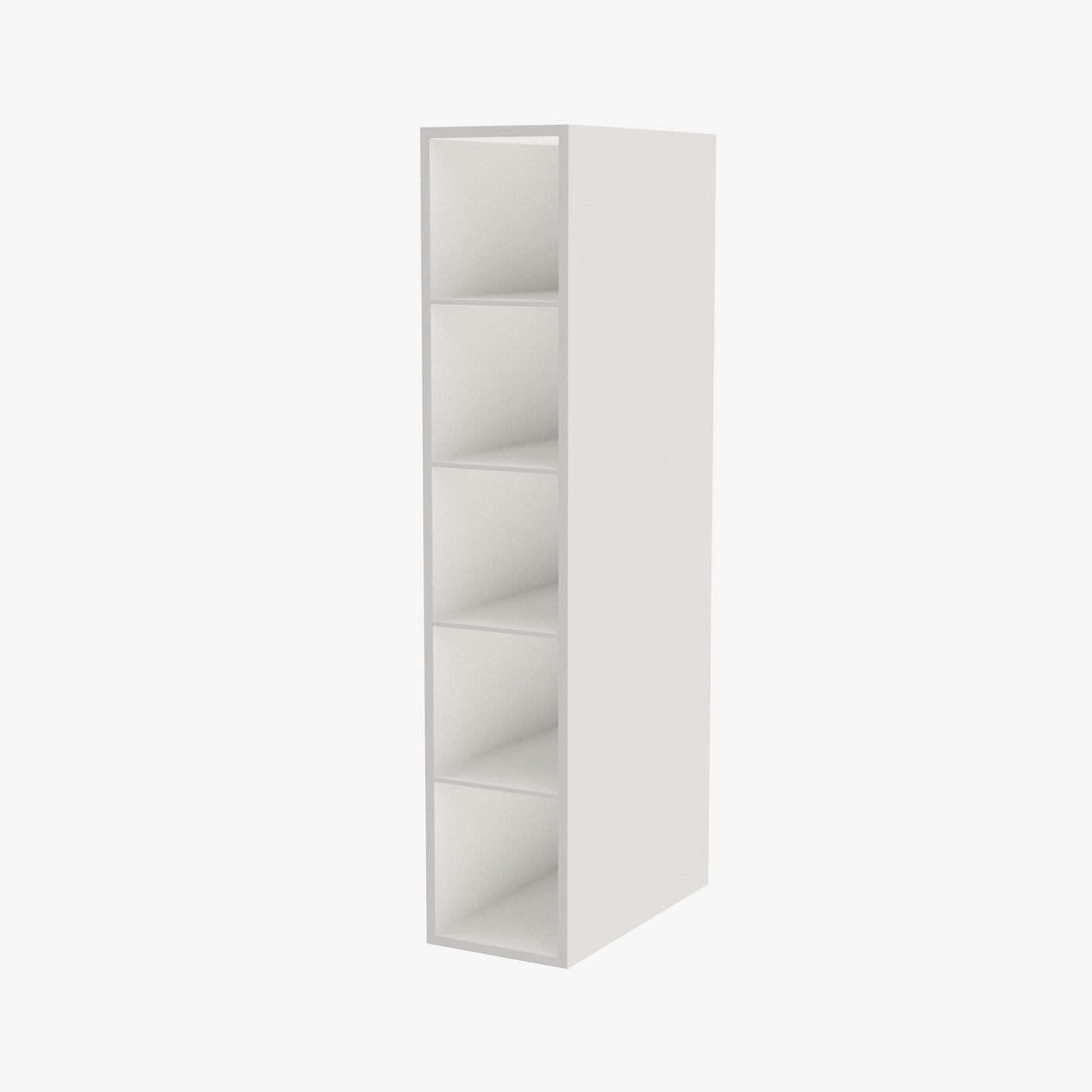 AZ-WC642 6 Inch Wall Cube Cabinet with 7 Cubes | Forevermark Champagne Maple Shaker