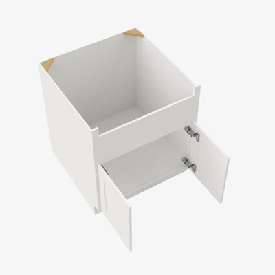 AZ-FSB36B Double Door 36 Inch Farmhouse Sink Base Cabinet | Forevermark Champagne Maple Shaker - image 1