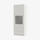AZ-OC3390B 33 Inch Tall Oven Cabinet | Forevermark Champagne Maple Shaker - image 4