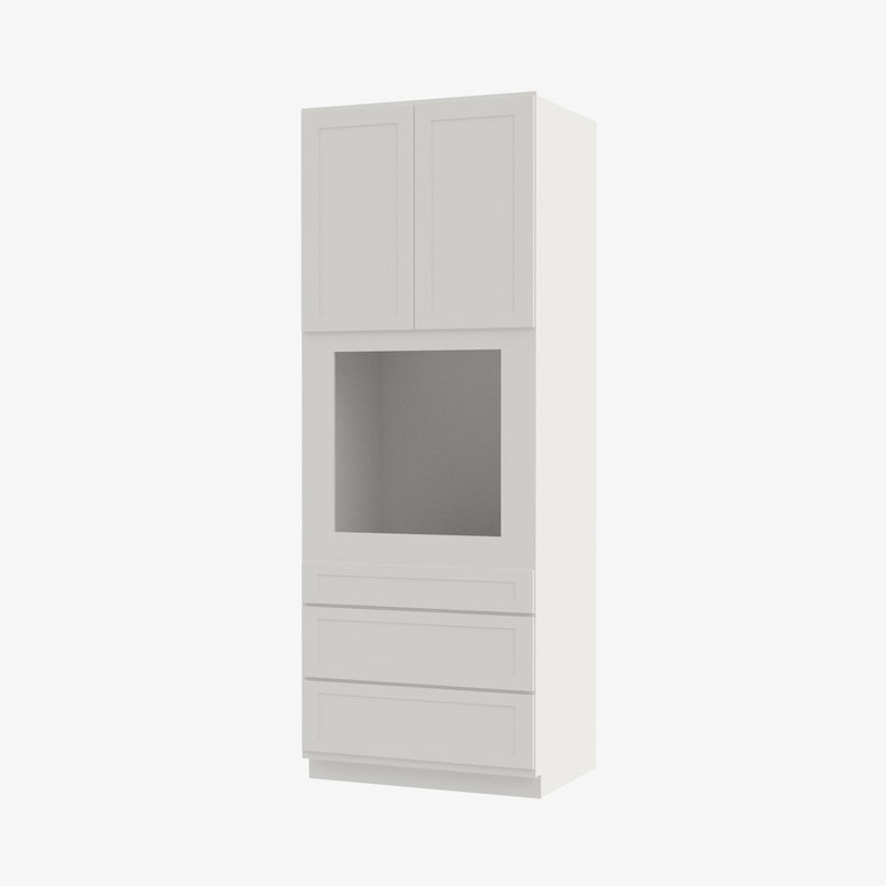 AZ-OC3384B Double Door 33 Inch Tall Oven Cabinet | Forevermark Champagne Maple Shaker - image 4