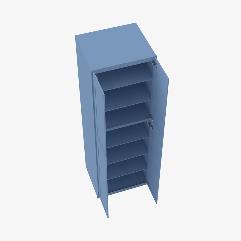 Tall Wall Pantry Cabinet with Butt Doors | AXB-WP2484B - image 4