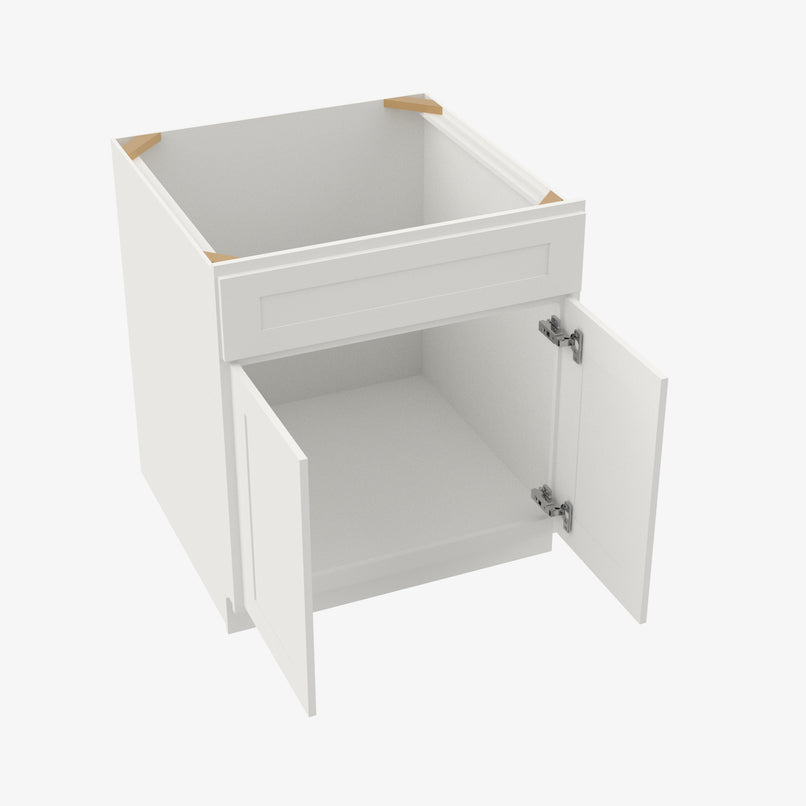 AZ-SB24 Double Door 24 Inch Sink Base Cabinet | Forevermark Champagne Maple Shaker - image 1