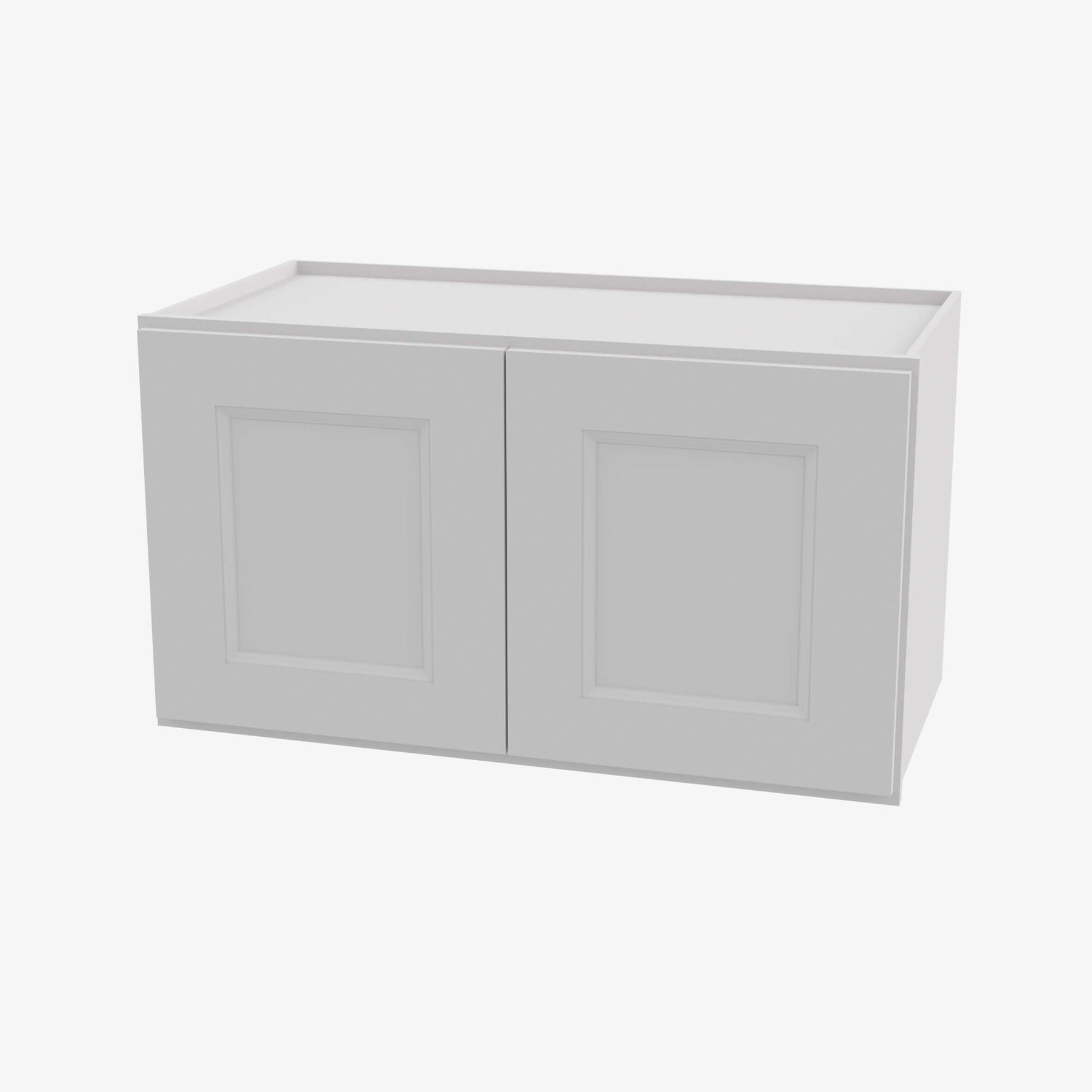 TW-W301224B Double Door 30 Inch Wall Refrigerator Cabinet | Uptown White - image 2