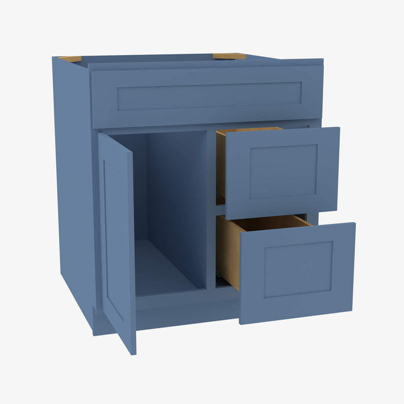 Combo Vanity with Right Drawer | AX-S3021DR-34-1/2&#8243; - image 4