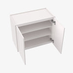 AW-W3042B Double Door 30 Inch Wall Cabinet | Ice White Shaker - image 4