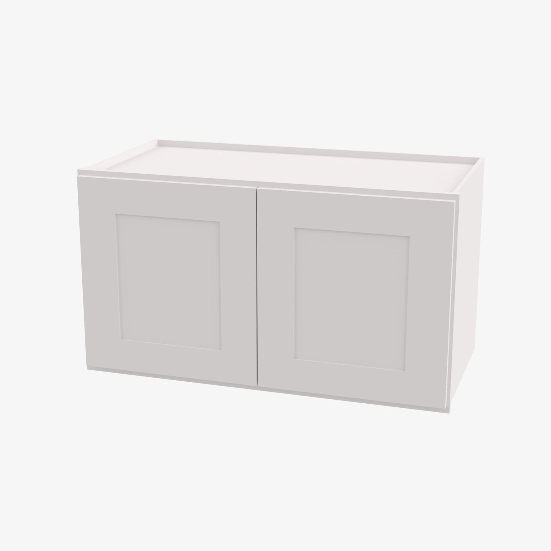 AW-W301224B Double Door 30 Inch Wall Refrigerator Cabinet | Ice White Shaker - image 2