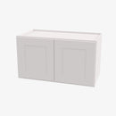 AW-W331824B Double Door 33 Inch Wall Refrigerator Cabinet | Ice White Shaker - image 2