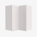 AW-WSQ2442 24 Inch Easy Reach Wall Corner Cabinet | Ice White Shaker - image 1
