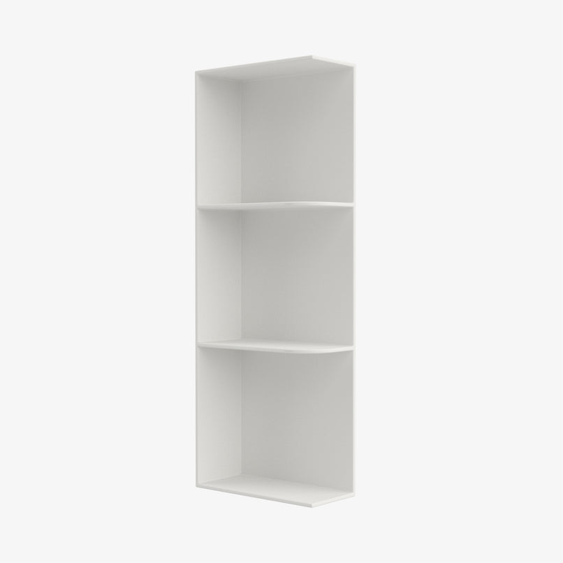 AZ-WES542 Wall End Shelf with Open Shelves | TSG Forevermark Champagne Maple Shaker - image 3