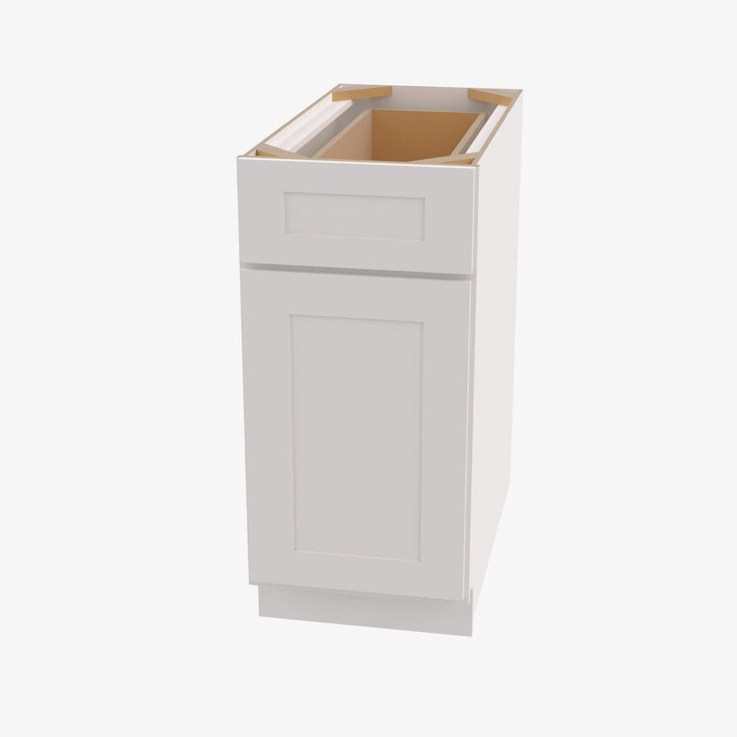 AW-B18 Single Door Cabinets 18 Inch Base Cabinet | Ice White Shaker - image 2