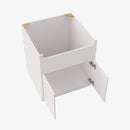 AW-FSB33B 33 Inch Farmhouse Sink Base Cabinet | Ice White Shaker - image 4