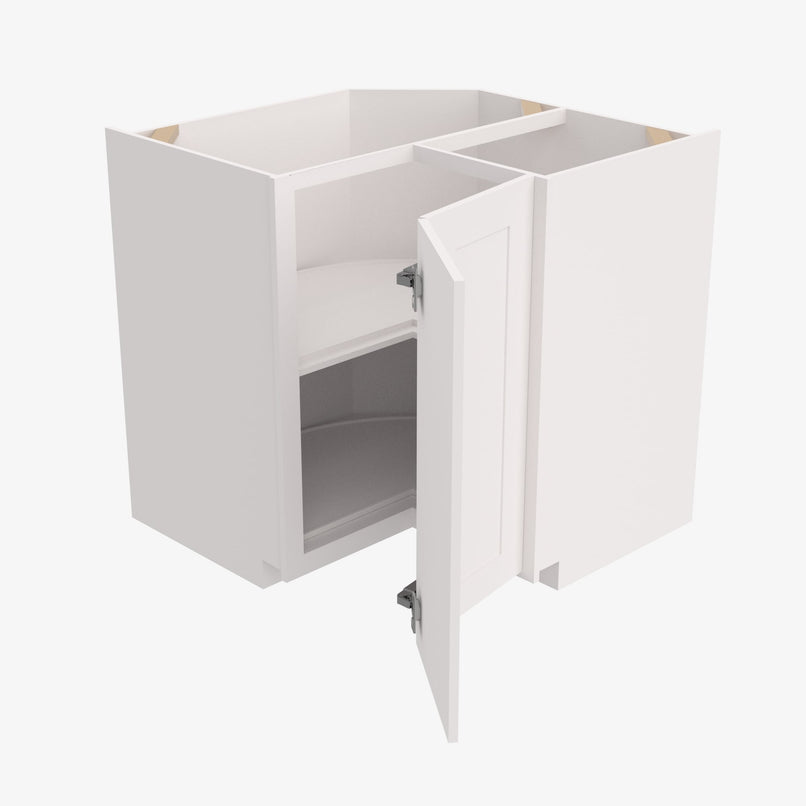 AW-LS3309 Single Door Cabinets 33 Inch Lazy Susan Cabinets Base Cabinet | Ice White Shaker - image 4