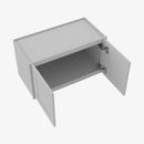 AB-W3012B Double Door 30 Inch Wall Cabinet | Lait Grey Shaker - image 3
