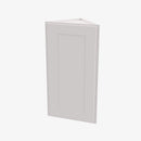Forevermark AW-AW30 Single Door Cabinets 30 Inch Wall Angle Corner Cabinet | Ice White Shaker - image 2