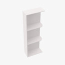 AW-WES530 Wall End Shelf with Open Shelves | TSG Forevermark Ice White Shaker - image 2