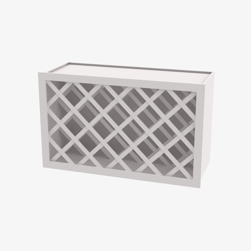 AW-W3018WR 30 Inch Wine Rack Cabinet | Ice White Shaker - image 2