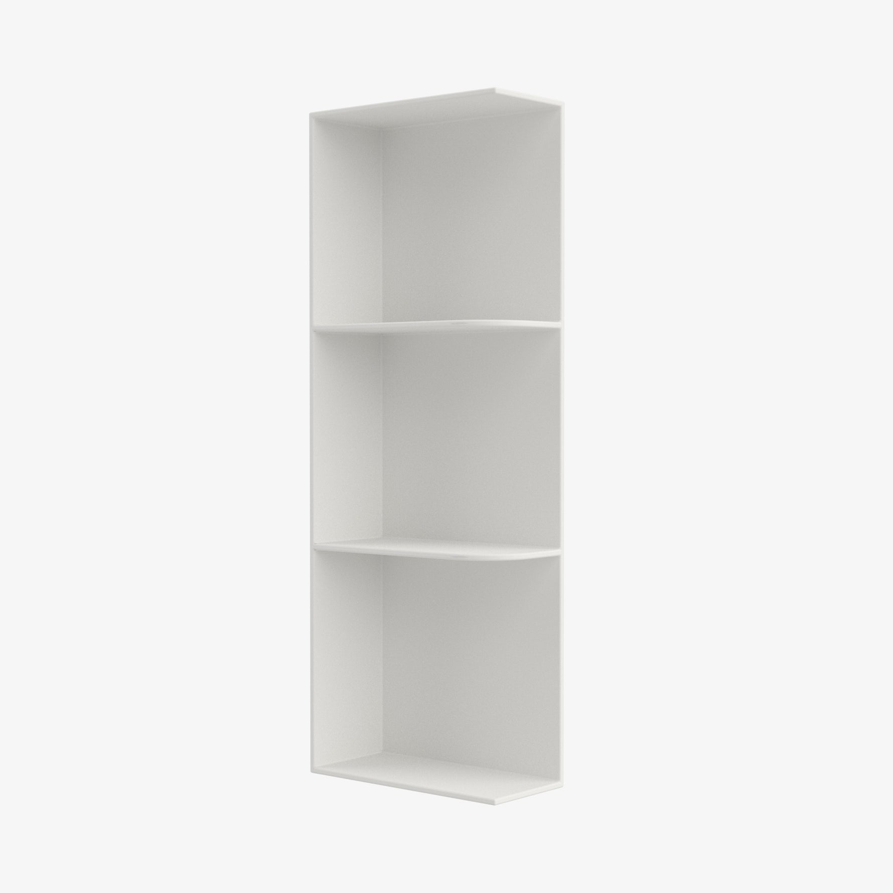 AZ-WES530 Wall End Shelf with Open Shelves | TSG Forevermark Champagne Maple Shaker - image 4