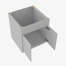 AB-SB30B Double Door 30 Inch Sink Base Cabinet | Lait Grey Shaker - image 4