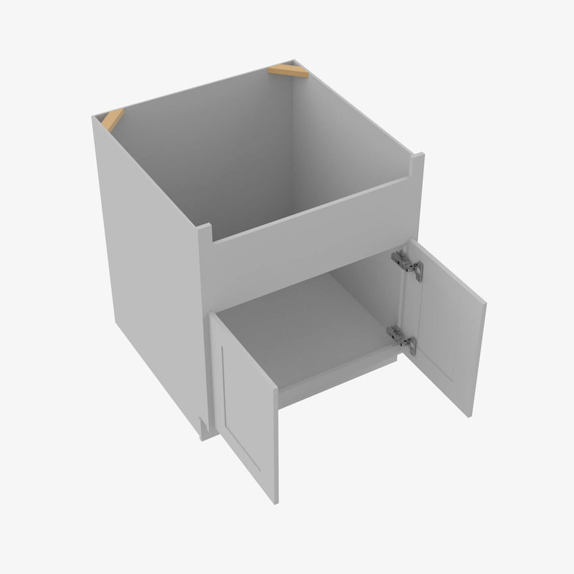 AB-FSB30B 30 Inch Farmhouse Sink Base Cabinet | Lait Grey Shaker - image 4